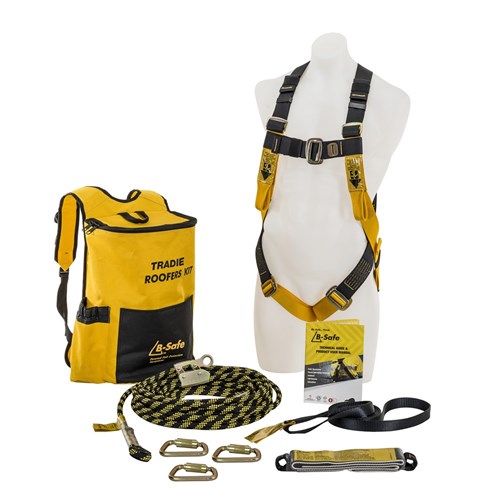 B-SAFE ROOFERS KIT C/W SHORT SHOCK & 